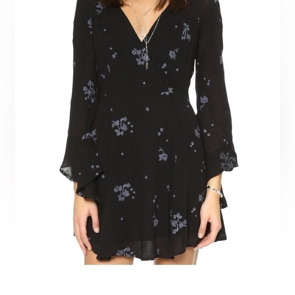 Free People Jasmine Embroidered Mini Dress - Picture 1 of 7